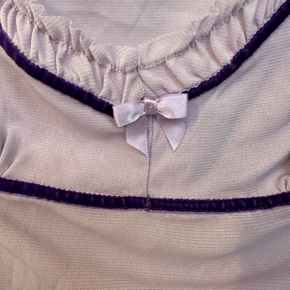 UNIF Lavender Purple Mesh Top - Picture 6 of 6